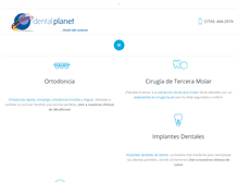 Tablet Screenshot of dentalplanetperu.com